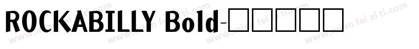 ROCKABILLY Bold字体转换